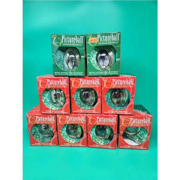 Lot of Pictureball Photo Frame Ornaments