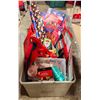 Image 1 : Gift Bag & Wrapping Lot w/ Cookie Plate Covers, Bows, Name Tags, Wrapping Paper, & More