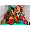 Image 1 : Christmas Decor Lot w/ Assorted Trees, Mini Ornaments, LED Lantern, & More