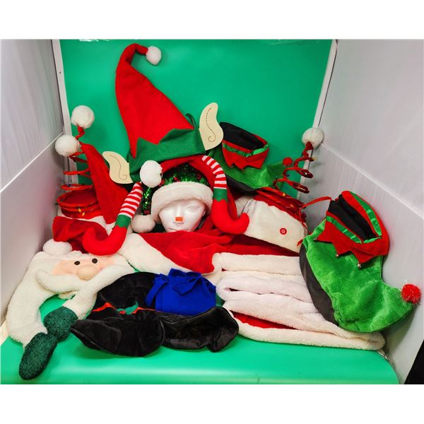 Lot of Assorted Christmas Hats