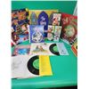 Image 2 : Christmas Record, DVD, & Book Lot w/ Christmas Classics DVD, 45 RPM Records, & More