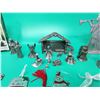 Image 2 : Christmas Metal Ware Lot w/ Avon Ornaments, Nativity Scene, & More