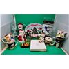 Christmas Kitchen Lot w/ Peanuts Mug, Reindeer Plates, Bear Teapot, & More
