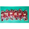 Image 1 : Lot of Holiday Living Candy Cane Colored Extension Cords