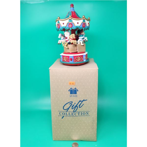 Avon Musical Christmas Carousel