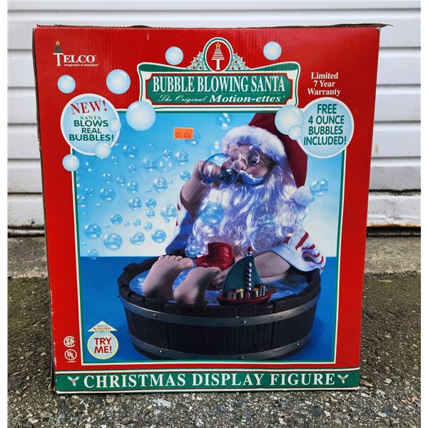 Telco Bubble Blowing Santa Motion-Ette Animatronic