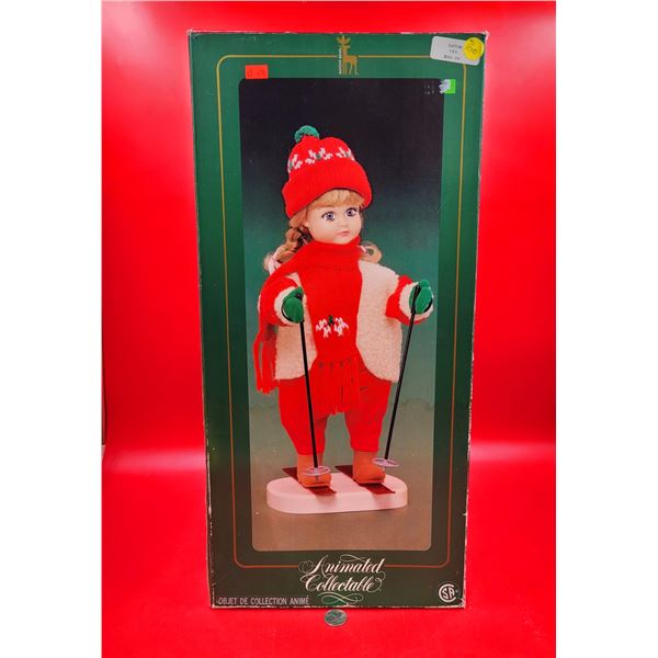 VTG Santa's Best Skier Animated Collectable