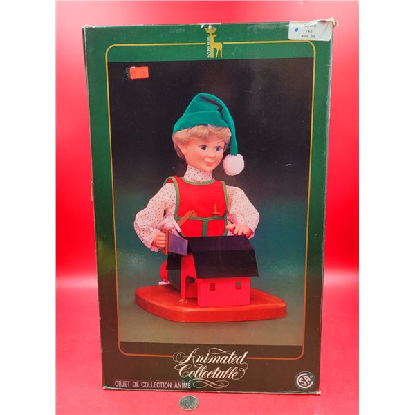 VTG Santa's Best Elf Animated Collectable