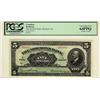 Image 1 : The Molsons Bank, 1922 $5 #060061, CH-490-40-02, PCGS UNC64PPQ. A very nice and attractive example.