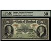 Image 1 : The Bank of Montreal 1931 $20 #000097, CH505-58-06,  PMG VF30, Rare with low serial number.
