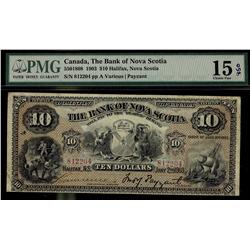 The Bank of Nova Scotia 1903 $10 #812204, CH550-18-08, PMG F15