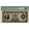The Royal Bank of Canada 1927 $50 #007282 CH-630-14-16, PMG VF25.