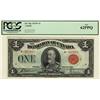 1923 $1 DC-25g #W-395993 PCGS UNC62 PPQ