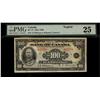 Image 1 : 1935 $100 BC-15 #A17233 PMG VF25 Stained