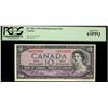 Image 1 : 1954 $10 BC-40bA #*A/D0183656 PCGS UNC63PPQ
