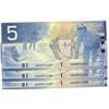 Image 1 : 2005 $5 BC-62bA #HOH9915497,98,99,  Lot of 3 consecutive notes.  All UNC,