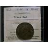 Image 1 : 1919C NFLD 1¢ ICCS MS62 Trace Red