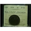 Image 1 : 1859 1¢ Wide 9/8 ICCS F12 Cld; Corrosion