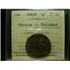 Image 1 : 1882H 1¢ Obv1 ICCS EF40 Polished