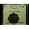 Image 1 : 1887 1¢ ICCS MS62 RB