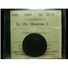 Image 1 : 1891 1¢ LDLL Obv 3 ICCS VG8