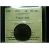 Image 1 : 1897 1¢ ICCS MS60 Trace Red