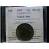 Image 1 : 1901 1¢ ICCS MS62 Trace Red
