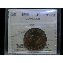 1905 1¢ ICCS MS64 Red