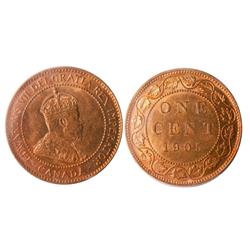 1905 1¢ ICCS MS65RD, 90% red, a lovely example.