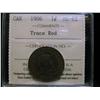 Image 1 : 1906 1¢ ICCS MS62 Trace Red