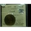 Image 1 : 1908 1¢ ICCS AU50 Plated