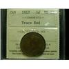Image 1 : 1917 1¢ ICCS MS62 Trace Red
