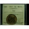 Image 1 : 1917 1¢ ICCS MS63 Red