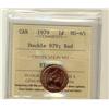 1979 1¢ ICCS MS65  Red Double 979,