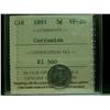 1893 5¢ ICCS VF20 Corrosion