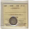 Image 1 : 1858 10¢ ICCS F12