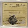 Image 1 : 1871 10¢ ICCS F15