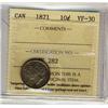 Image 1 : 1871 10¢ ICCS VF30