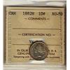 Image 1 : 1882H 10¢ ICCS AU50
