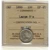 Image 1 : 1899 10¢ Large 9 ICCS EF45