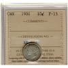 Image 1 : 1901 10¢ ICCS F15