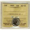 Image 1 : 1902 10¢ ICCS AU58
