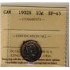 Image 1 : 1902H 10¢ ICCS EF45