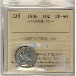 1904 10¢ ICCS EF40