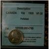 Image 1 : 1908 10¢ CCCS VF30 Polished.