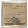 Image 1 : 1911 10¢ ICCS VF30