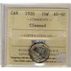 Image 1 : 1920 10¢ ICCS AU50 Cleaned