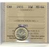 Image 1 : 1933 10¢ ICCS MS64