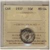 Image 1 : 1937 10¢ ICCS MS64