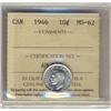 Image 1 : 1946 10¢ ICCS MS62